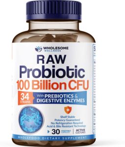 Organic Probiotics by Wholesome Wellness